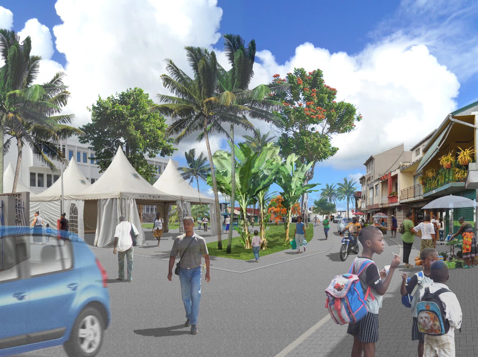 Requalification du centrebourg de GrosMorne Alfred Peter